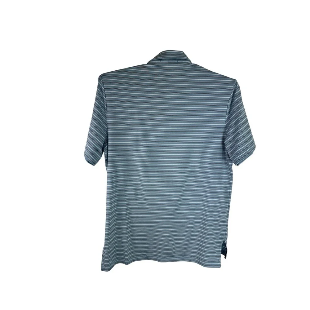 RLX Ralph Lauren Golf‎ Men's S New Polo Shirt SS Blue Striped Wicking
